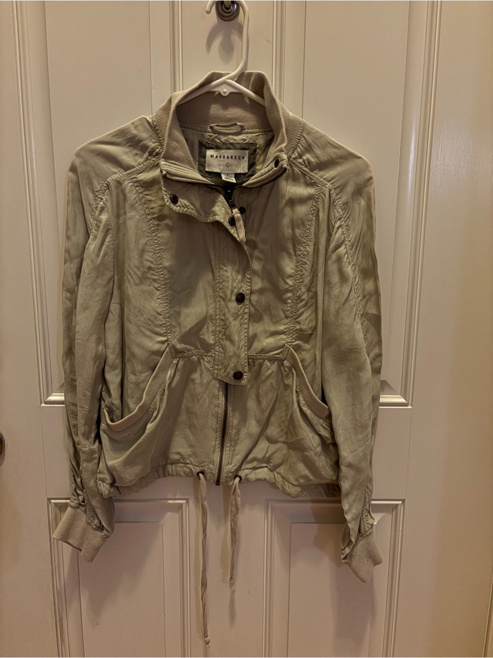 Marrakech Women's Utility Jacket in Light Khaki